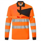 Portwest PW220 PW2 Hi-Vis Polo Shirt L/S