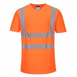 Portwest S179 V-Neck T-Shirt Mesh Inserts