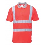 Portwest Hi-Vis Short Sleeve Polo Shirt 