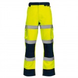 Supertouch H140Hi-Vis 2 Tone Yellow Combat Trousers