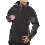 Click Soft Shell Jacket Two Tone Black 