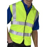 B-Seen WCENGSY Hi-Viz Waistcoat Saturn Yellow