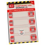 Vitalid WSID03 Hard Hat Id Temp Stickers Pk25