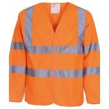 Yoko YK007 Hi Vis Long Sleeve Waistcoat (HVJ200)